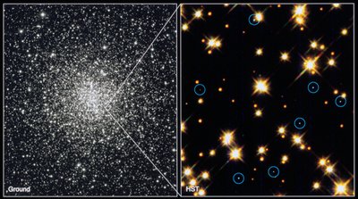 White Dwarf Stars in Globular Cluster M4 by National Aeronautics and Space Administration National Aeronautics and Space Administration